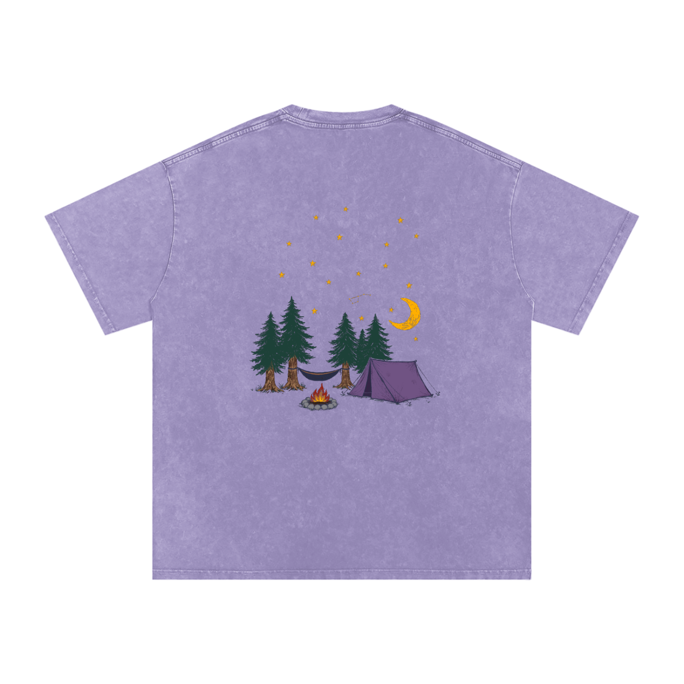 Camping Snow Washed Tee