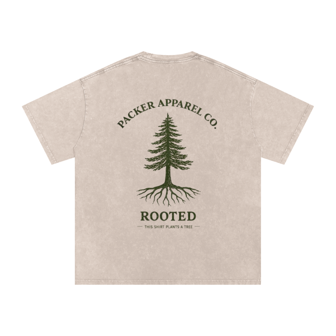 Rooted Snow Washed Tee