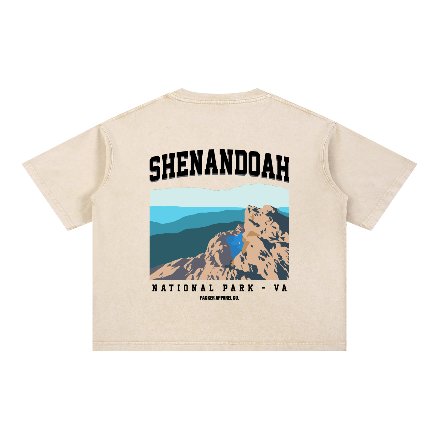 Shenandoah National Park Mineral Wash Boxy Tee