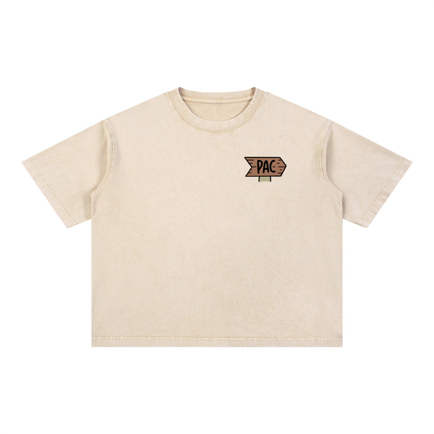 Worth Waiting Mineral Wash Boxy Tee