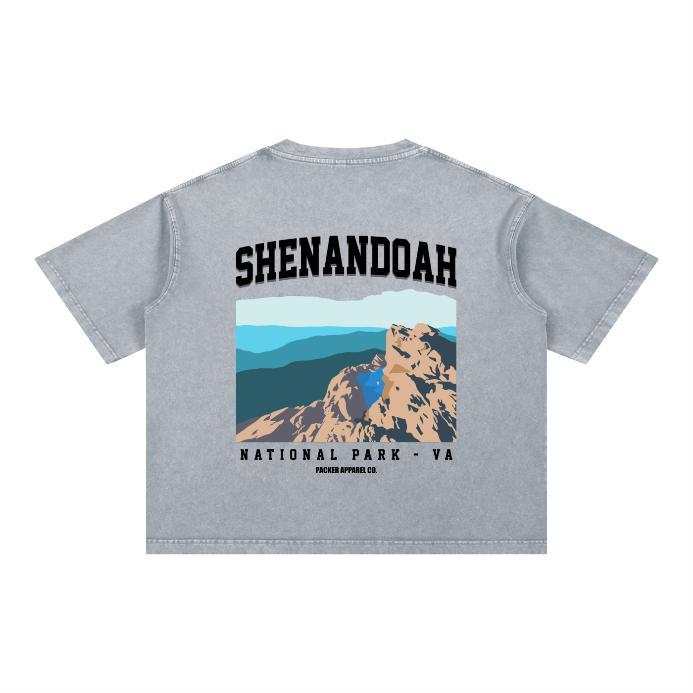 Shenandoah National Park Mineral Wash Boxy Tee