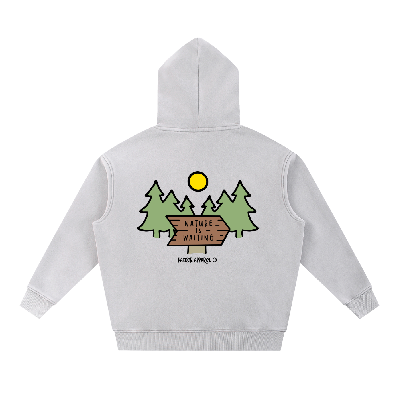 Worth Waiting Snow Wash Hoodie