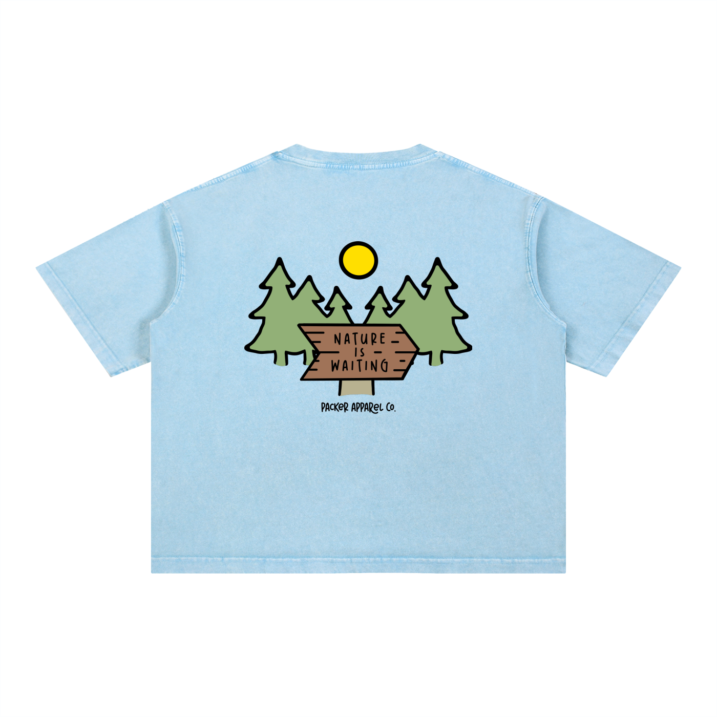 Worth Waiting Mineral Wash Boxy Tee