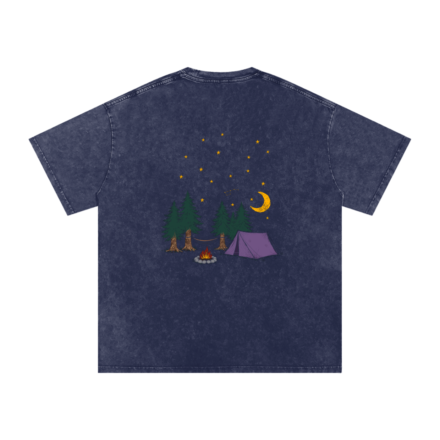 Camping Snow Washed Tee