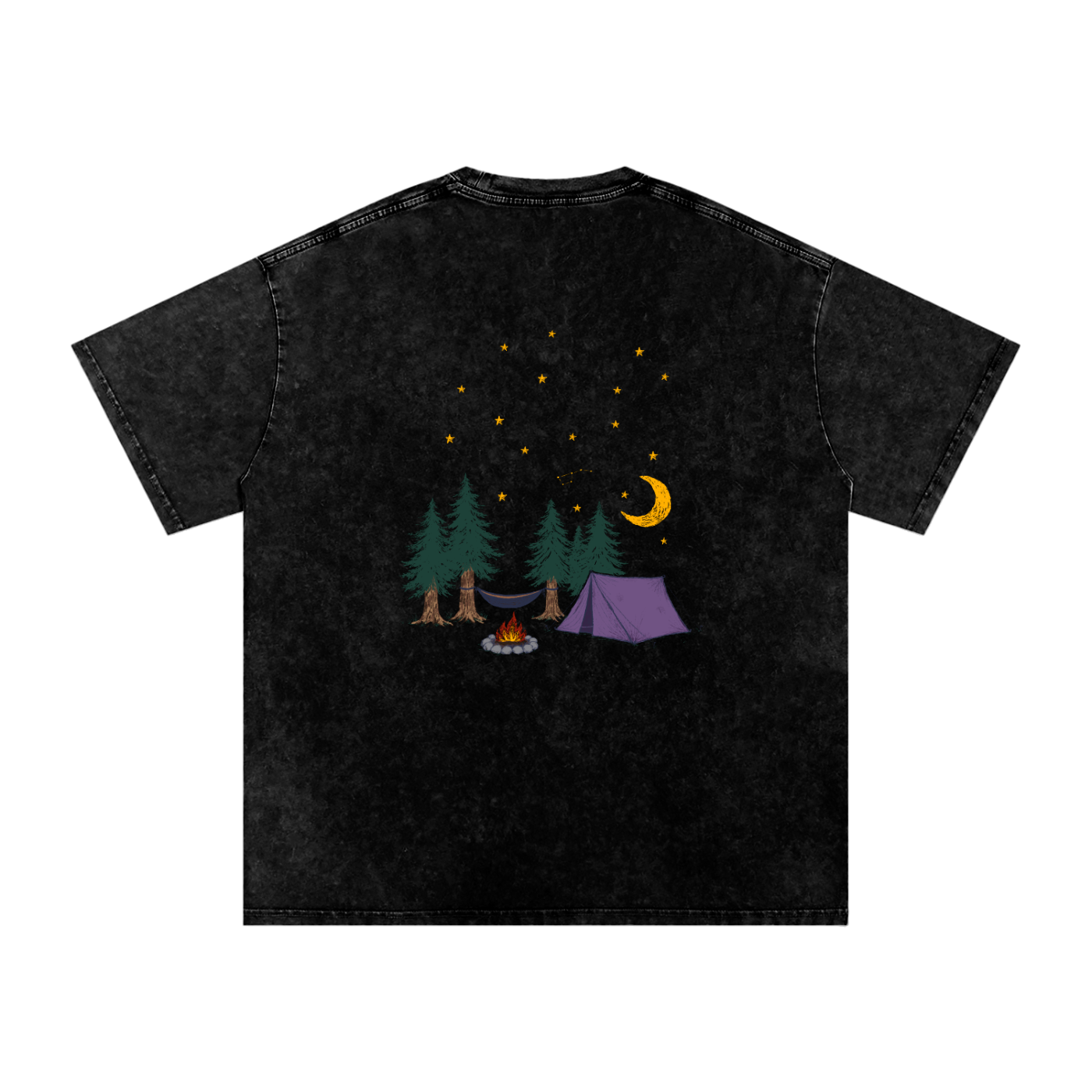 Camping Snow Washed Tee