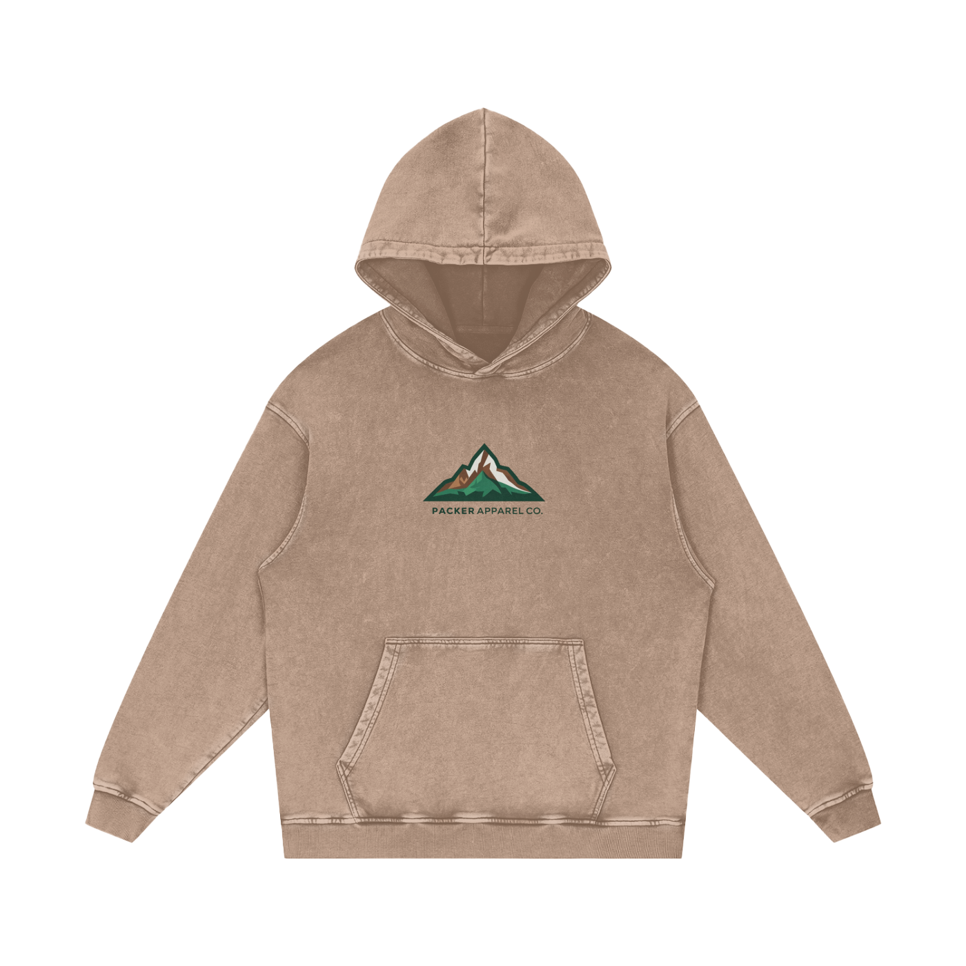 Camping Snow Washed Hoodie