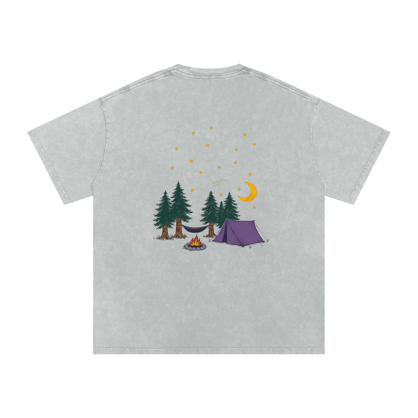 Camping Snow Washed Tee