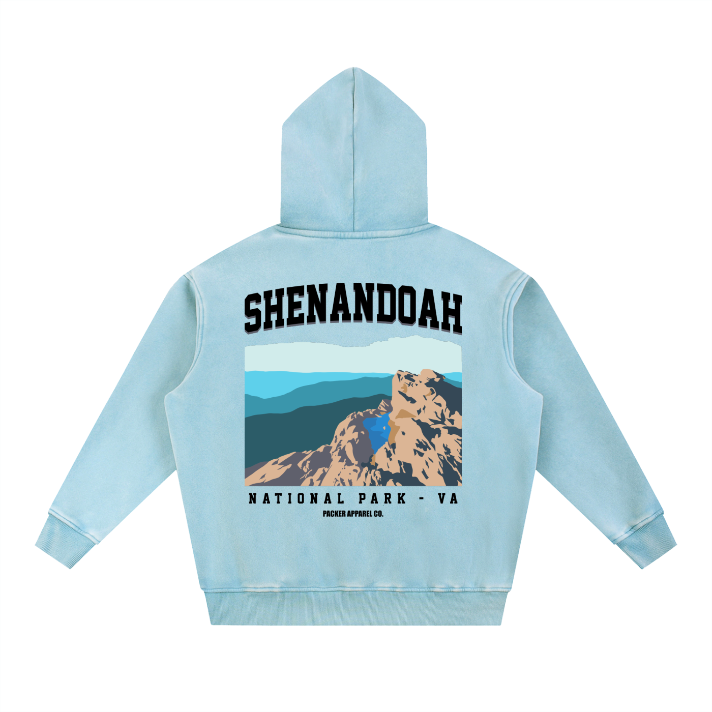 Shenandoah National Park Snow Wash Hoodie