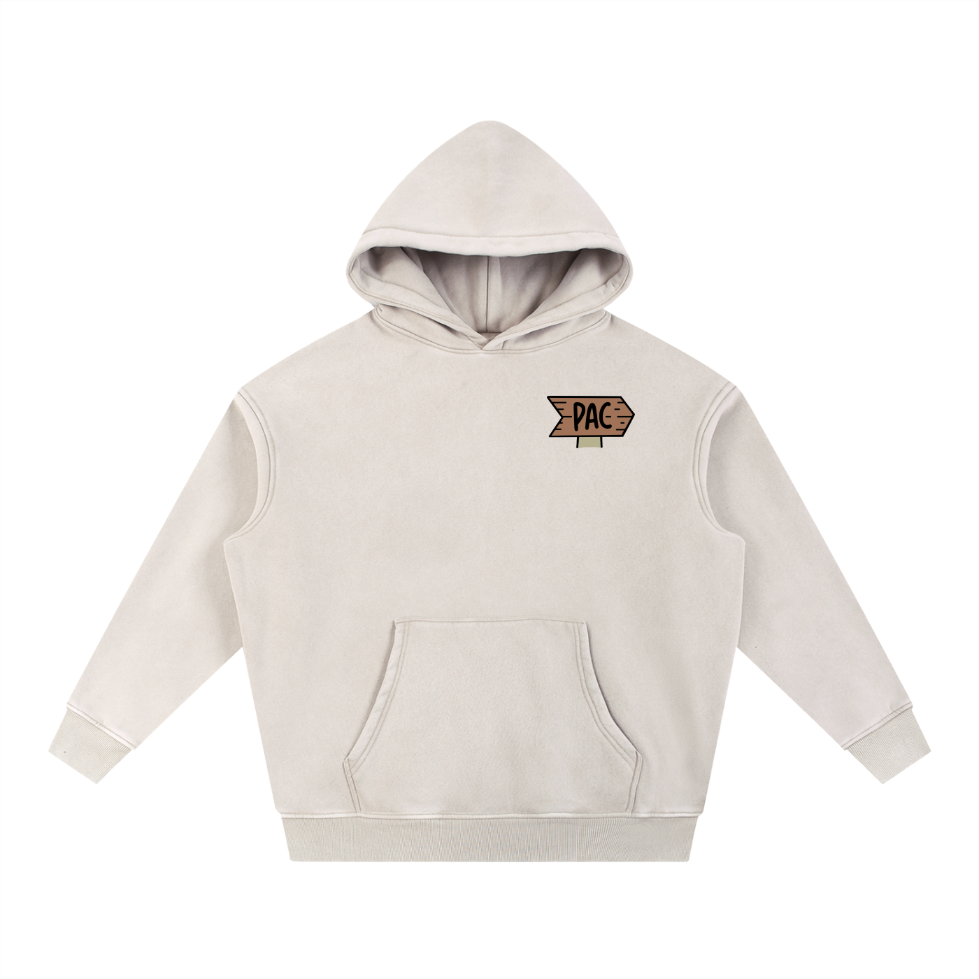 Worth Waiting Snow Wash Hoodie