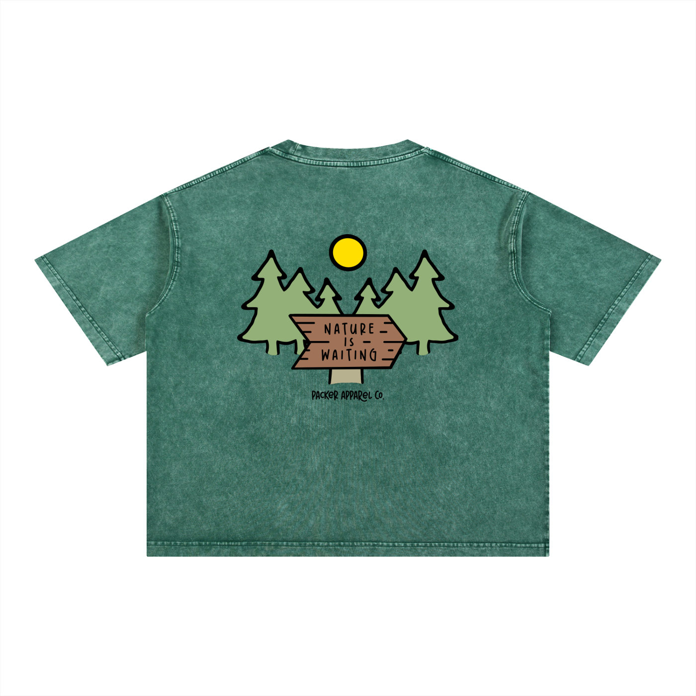 Worth Waiting Mineral Wash Boxy Tee