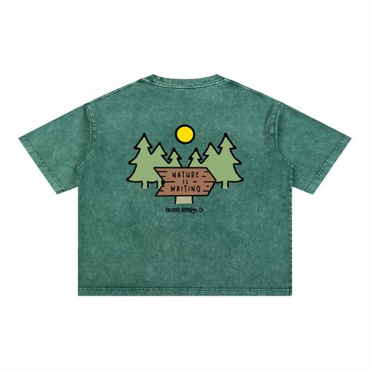 Worth Waiting Mineral Wash Boxy Tee