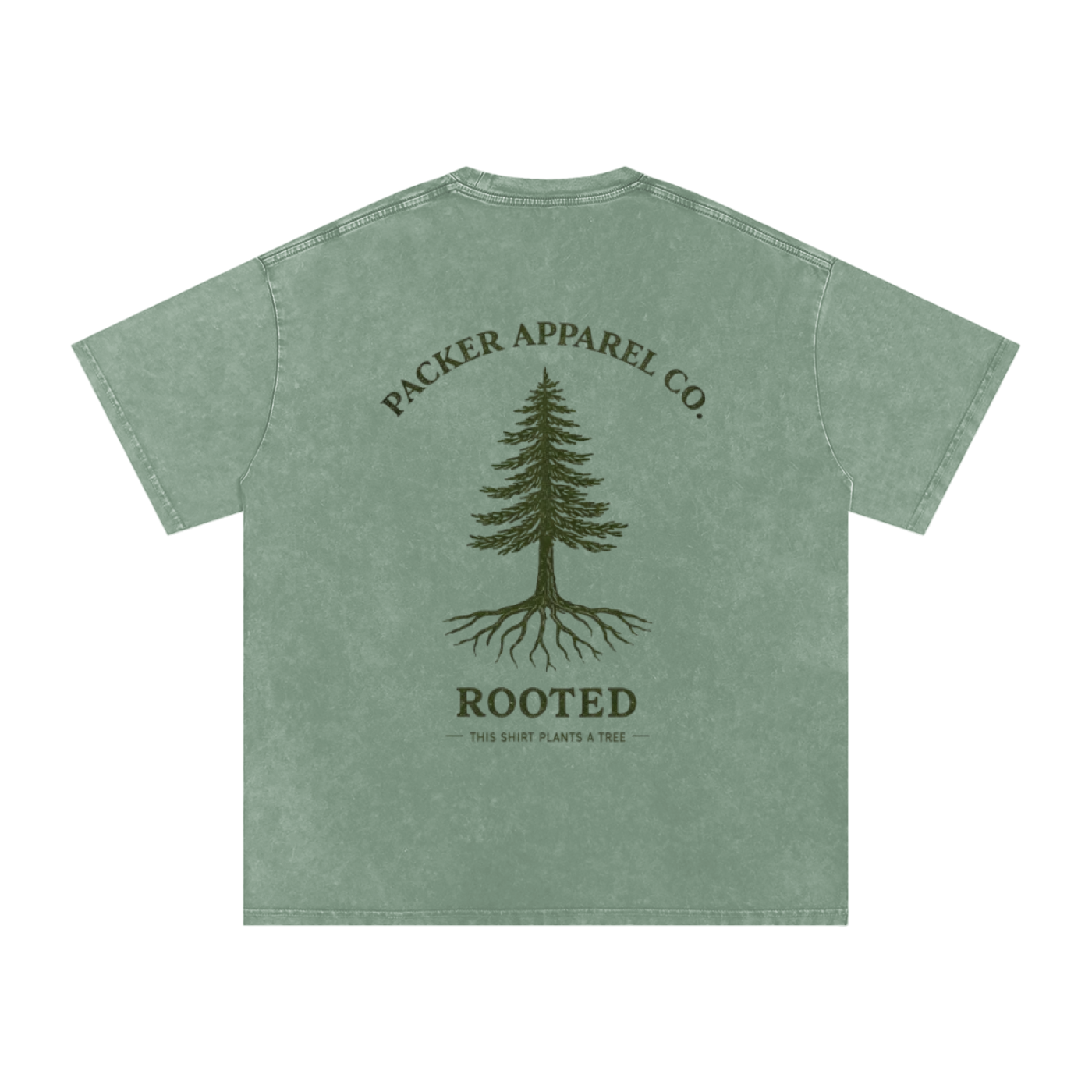 Rooted Snow Washed Tee