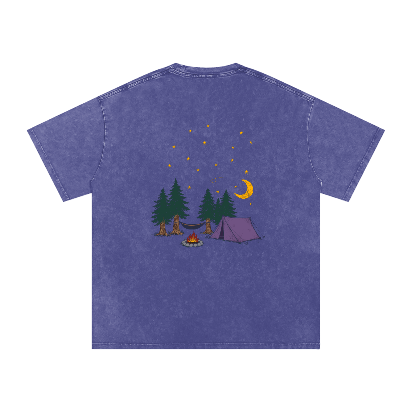 Camping Snow Washed Tee