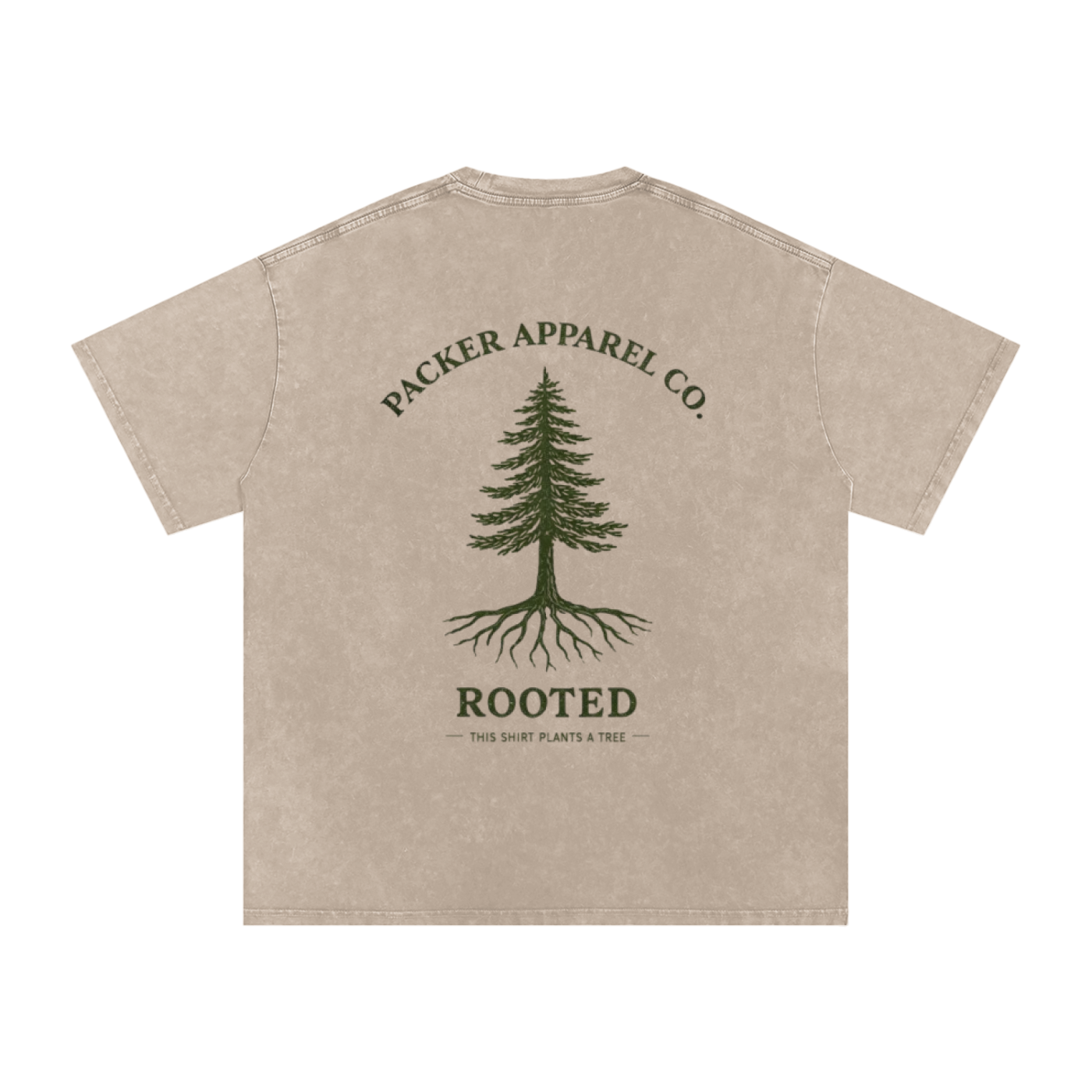 Rooted Snow Washed Tee