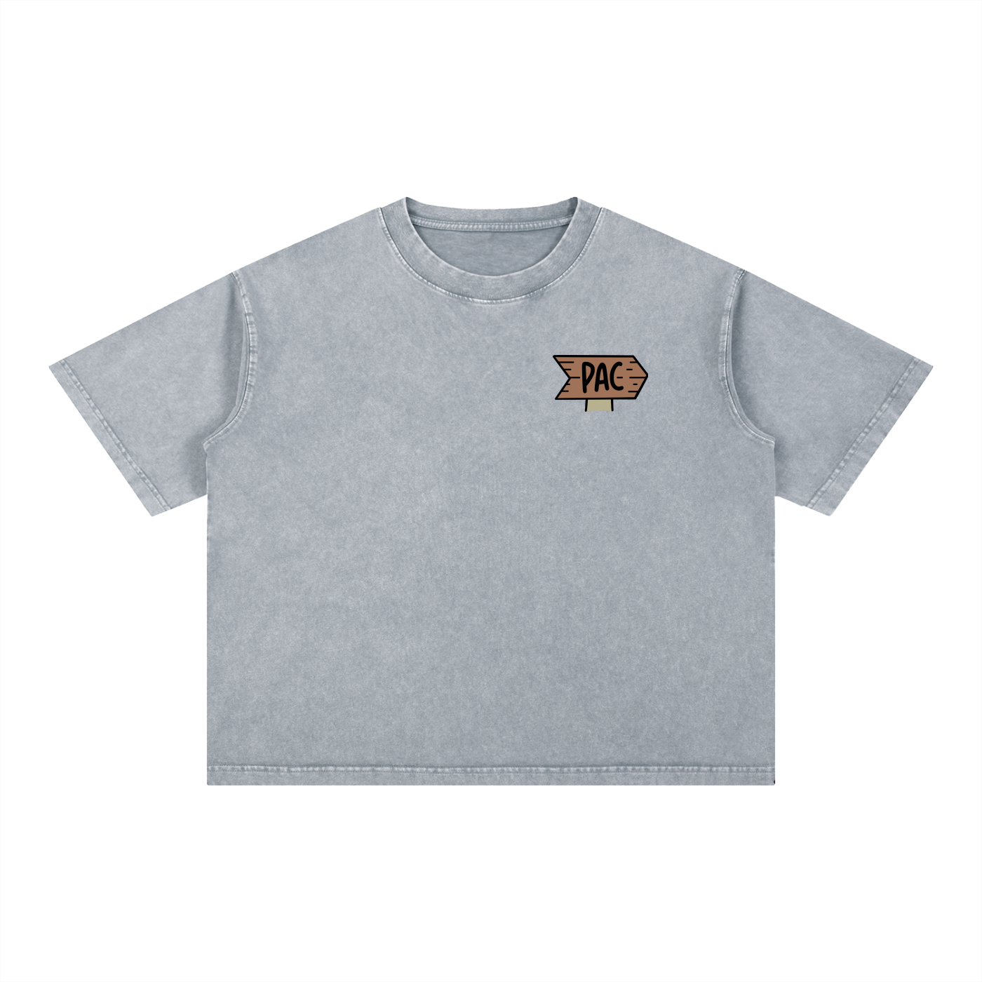 Worth Waiting Mineral Wash Boxy Tee