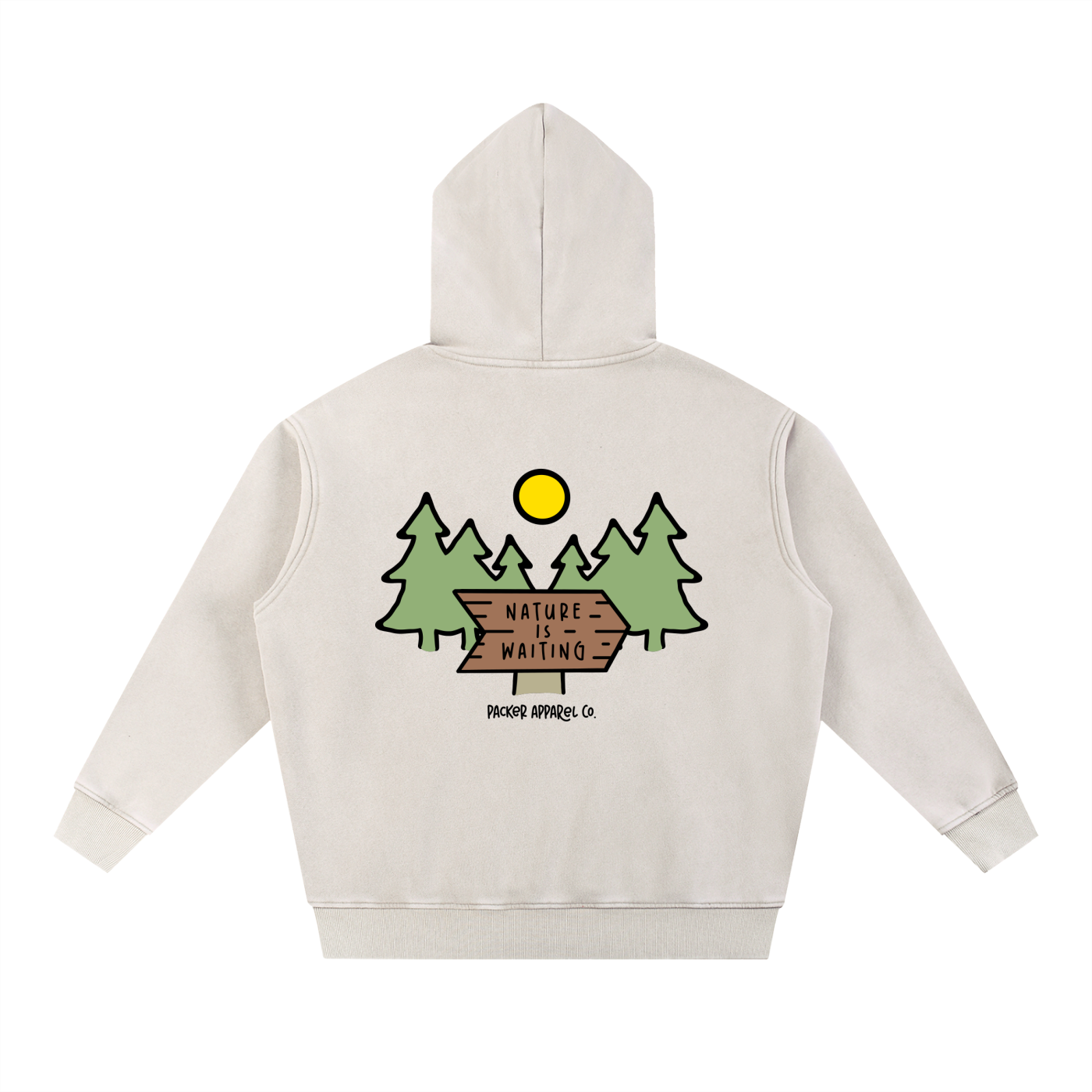 Worth Waiting Snow Wash Hoodie